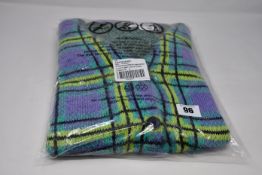 Three as new Ragged jeans fluffy knit check cardigans (All S - RRP £50 each).