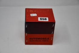 Ten boxed as new Automobile Electrical Parts voltage regulators.
