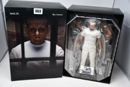 A boxed as new Blitzway The Silence of The Lambs 1/6th Hannibal Lecter figurine.