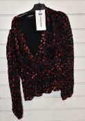 An as new The Kooples Noisy Chains jacquard top (Size 1 - RRP £140).