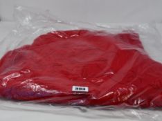 An as new Supreme Smurf hoodie in red (M).