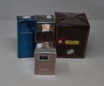 A boxed as new Marc Jacobs Dot eau de parfum spray (50ml), a boxed as new Davidoff Cool Water eau de