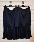 Two as new Hobbs London Amberlee skirts in midnight (UK 12, 14 - RRP £70 each).