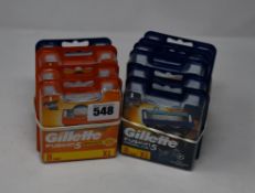 Eleven packs of eight as new Gillette Fusion5 Power/Proglide razor blades.