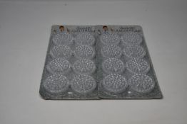 Forty eight packs of eight as new DIY Doctor carpet protectors.