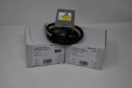 Two boxed as new Honeywell 40003916-001 Replacement Powerhead for V4043H zone valves.