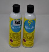 A large quantity of boxed as new Curls Blueberry Bliss reparative leave in conditioner (Size: 236ml)