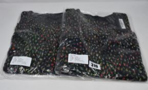 Two as new -bl^nk- Belier top (XS, S - RRP £98 each).