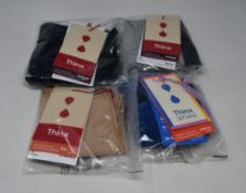Ten pairs of assorted Thinx period proof underwear.