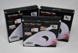 Thirteen boxed as new Nano Magic Tape (1 x 6m roll each).