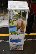 One boxed as new Intex rectangular frame set (Size: 3834 litre).
