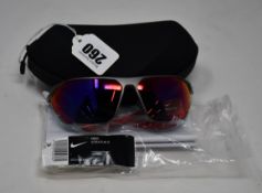 A pair of as new Nike Stratus E sunglasses with case (RRP form £110).