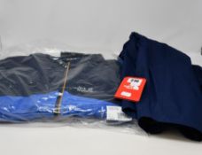 An as new youths The North Face Resolve reflective jacket (S) and a Jack Wolfskin Iceland 3-in-1