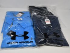 Four as new Under Armour Performance polo shirts (All 3XL).