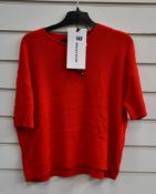 An as new The Kooples Piercing and Wool top (Size 1 - RRP £175).