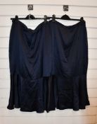 Two as new Hobbs London Amberlee skirts in midnight (UK 14, 16 - RRP £70 each).