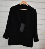 An as new The Kooples Marta Crepe jacket (Size 1 - RRP £240).