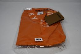 An as new Burberry Ryland polo shirt (L, Security tag attached - RRP €169).