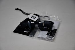 A pair of as new Nike Maverick RGE E sunglasses with protective pouch (RRP £137).