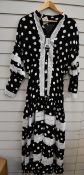 An as new Paper London Hydrangea dress in connect the spots (UK 8 - RRP £395).