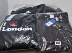 An as new Adidas Core 18 Stadium jacket (15-16 years), Adidas BT T-shirt (UK 10) and Adidas Love