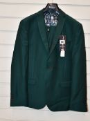 An as new Ben Sherman suit in teal (Jacket 40