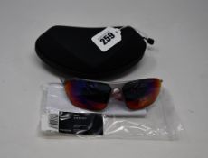 A pair of as new Nike Stratus E sunglasses with case (RRP form £110).