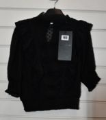 An as new The Kooples Dot smock top (Size 2 - RRP £178).