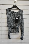 An as new The Kooples Spring Liberty top (Size 1 - RRP £155).
