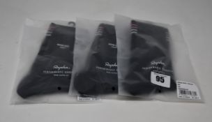 Ten pairs of as new Rapha Performance Roadwear merino socks (All L - RRP £15 each).