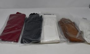 Five as new pairs of assorted Agnalle gloves.