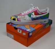 A pair of as new Nike Flyleather AF1 QS trainers (UK 13).