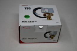 Five boxed as new Honeywell V4044 zone motorized diverter valves.