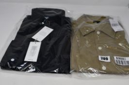 An as new Club Monaco shirt (L - RRP £95) together with an as new Eton contemporary fit shirt (16.