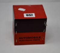 Ten boxed as new Automobile Electrical Parts voltage regulators.