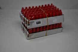 Ten packs of ten 10ml/18mg vape liquid in gold & silver flavour (Over 18s only).