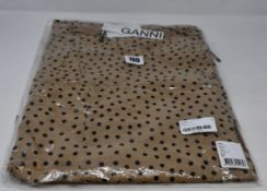 An as new Ganni printed spaghetti strap dress (Size 38 - RRP €214).