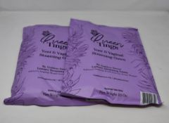 A quantity of Queen Tings Yoni & Vaginal Steaming Gown by Goddess Detox (Approximately 22 items).