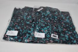 Five as new -bl^nk- Sophia shirts (XS, S, 2 x M, L).