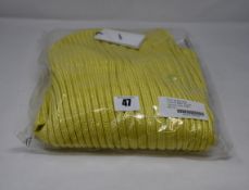 An as new Coperni sweater dress in baby yellow (M).