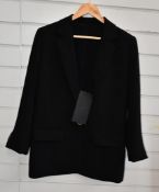 An as new The Kooples Marta Crepe jacket (Size 2 - RRP £240).