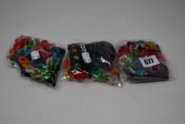 Three as new Amore Italia Cotivision glasses chains (In various colours).