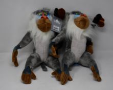 Twelve as new Disney Store Rafiki medium soft toy.