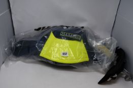 An as new Gymstic Aviator seat harness 2020 Navy/lime.