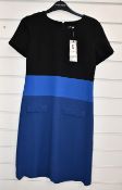 An as new Karl Lagerfeld colour block dress (US 2).