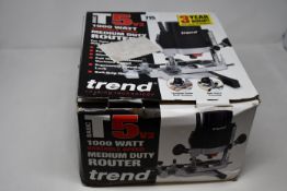 A boxed as new Trend T5 1000 watt router.