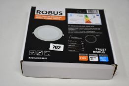Four boxed as new Robus Sun 18W Led Circular Panel (225mm, white).