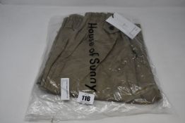 Three pairs of as new House of Sunny Slanted cargo combat pants (UK 6 - RRP £55 each).
