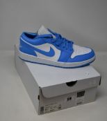 A pair of women's as new Nike Air Jordan 1 Low (UK 9).