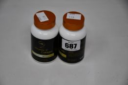 Eight as new NTL Collections vitamin C collagen food supplements capsules.